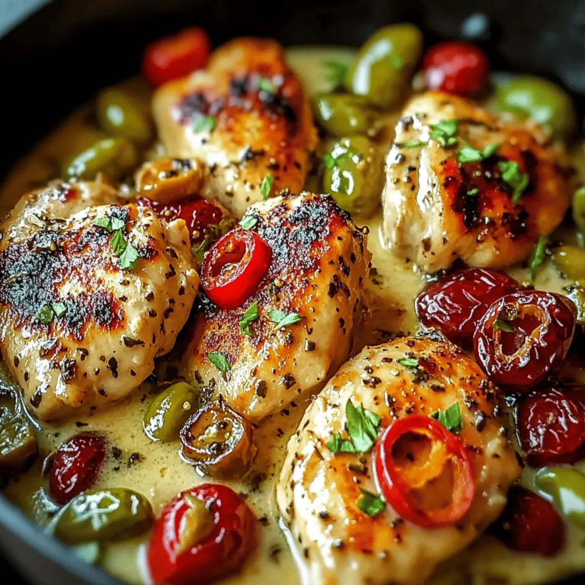 Pepperoncini Chicken Skillet