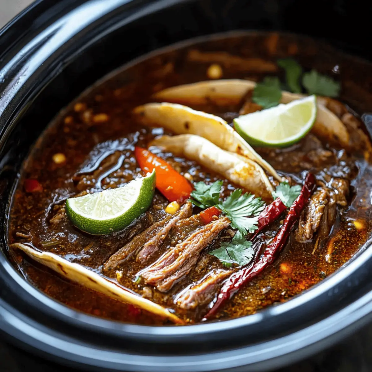 Crock Pot Birria Tacos