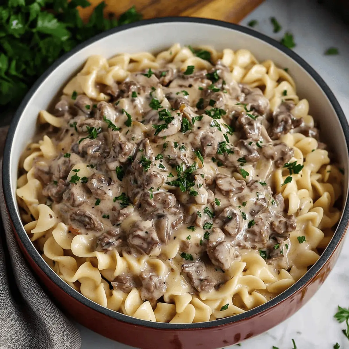 Hamburger Stroganoff