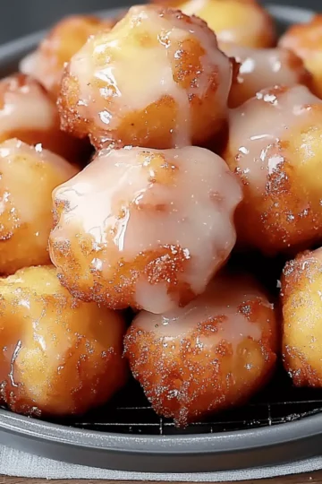 Air Fryer Apple Fritters