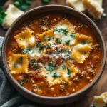 Beef Lasagna Soup