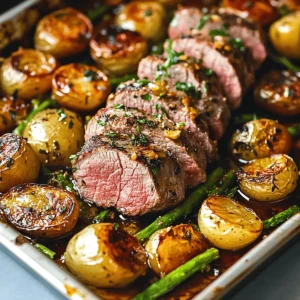 Beef Tenderloin Sheet Pan Dinner