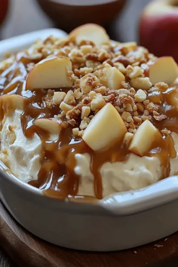Caramel Apple Cheesecake Dip