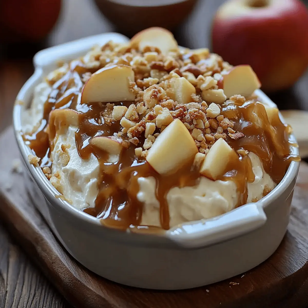 Caramel Apple Cheesecake Dip