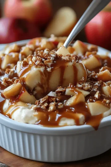 Caramel Apple Cheesecake Dip