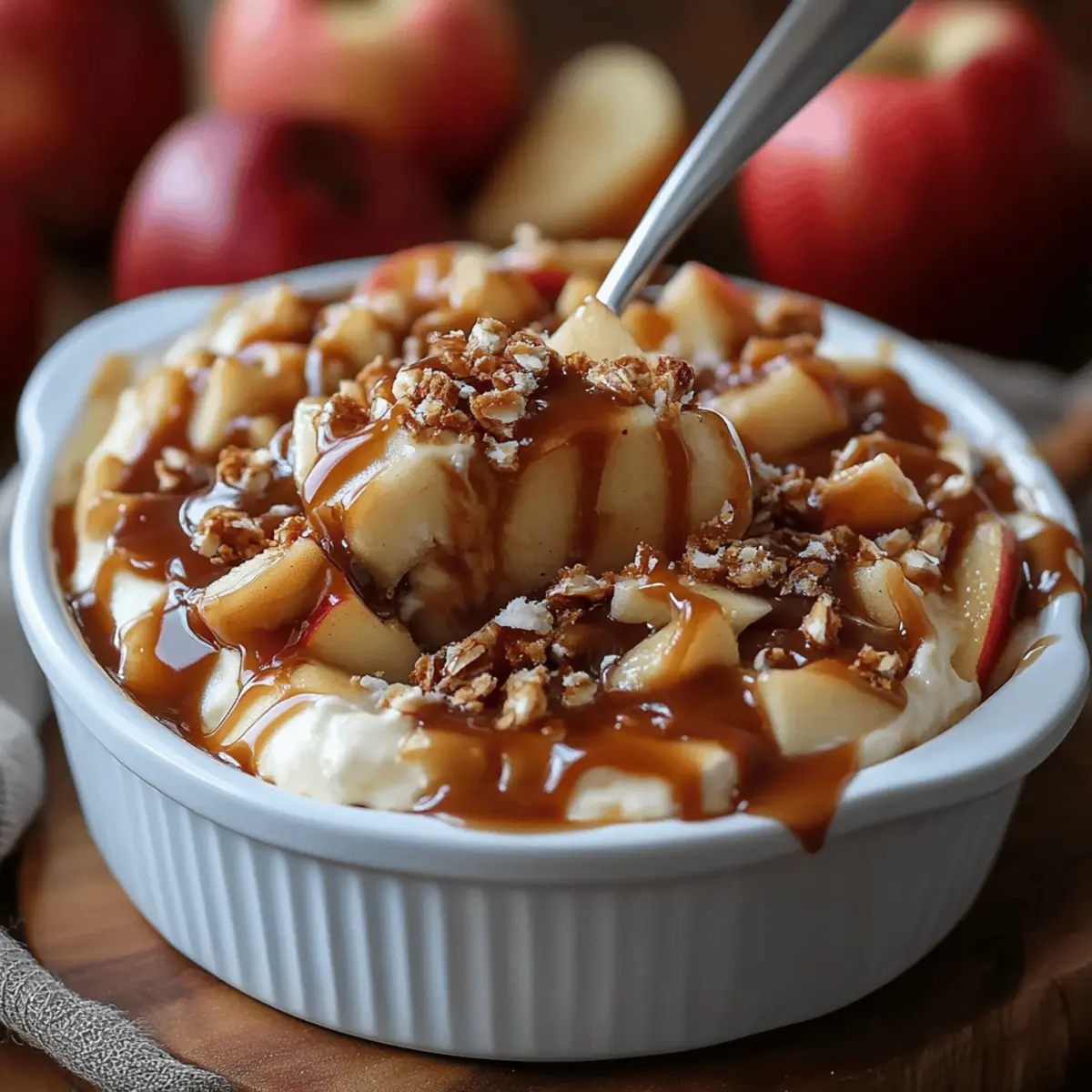 Caramel Apple Cheesecake Dip