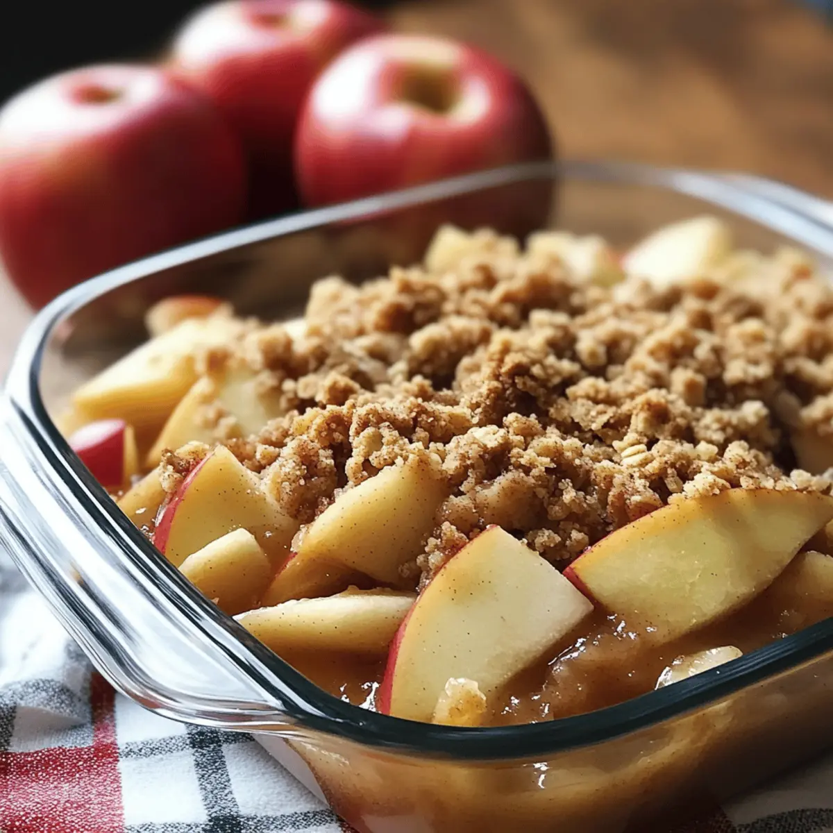 Cinnamon Apple Crisp