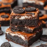 Halloween Oreo Brownies
