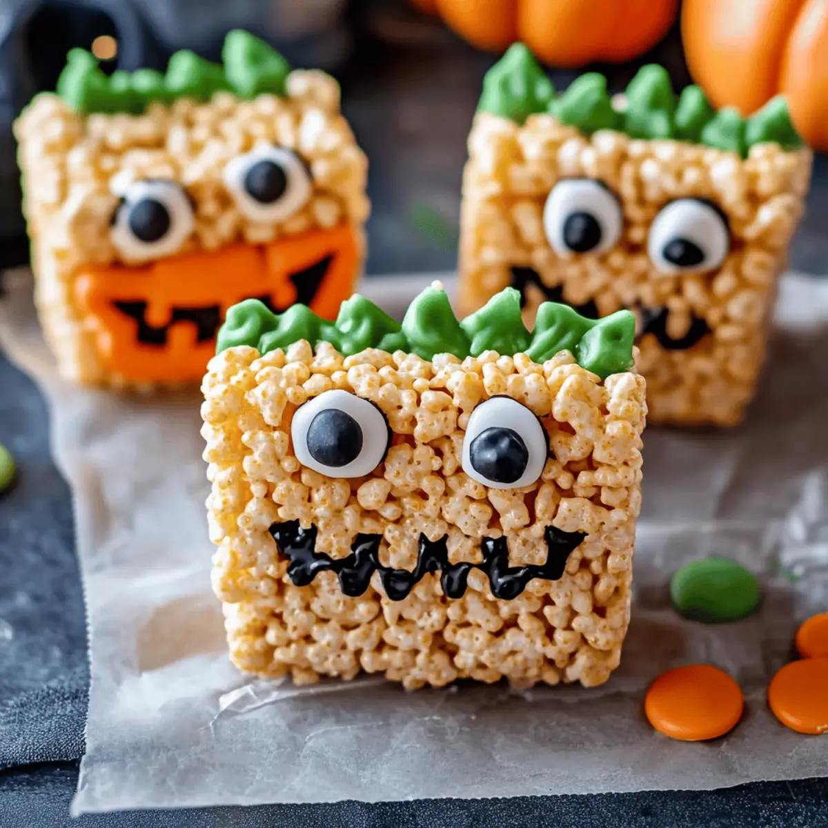 Halloween Rice Krispie Treats