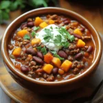 Hearty Beef Pumpkin Chili