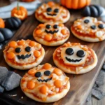 Mini Halloween Pizzas