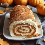 Pumpkin Spice Roll Cake