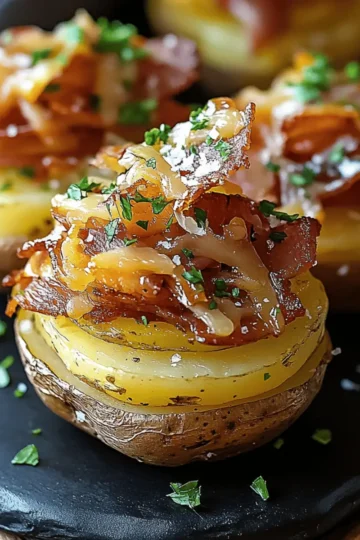 Savory Oktoberfest Potato Stacks