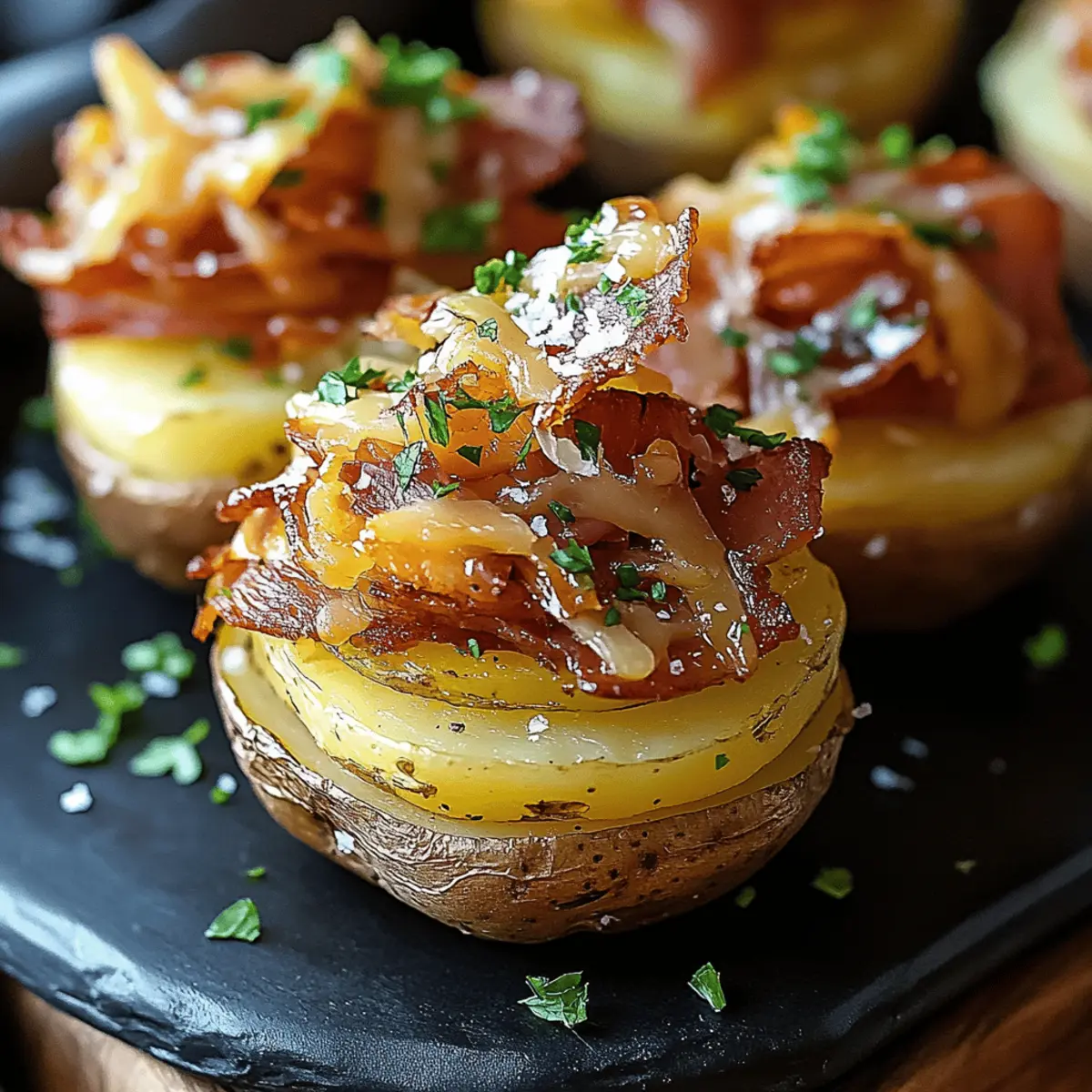 Savory Oktoberfest Potato Stacks
