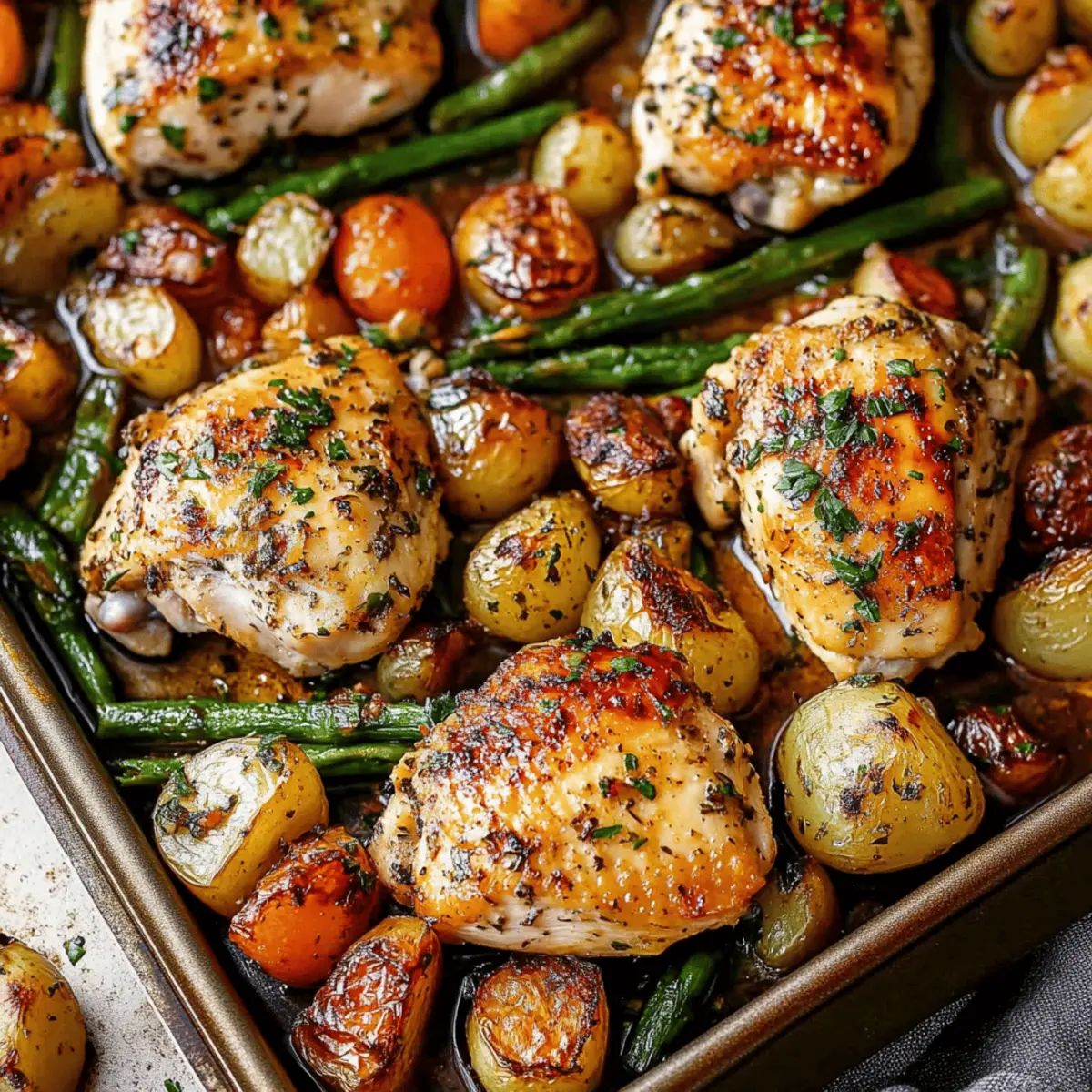 Sheet Pan Chicken Dinner