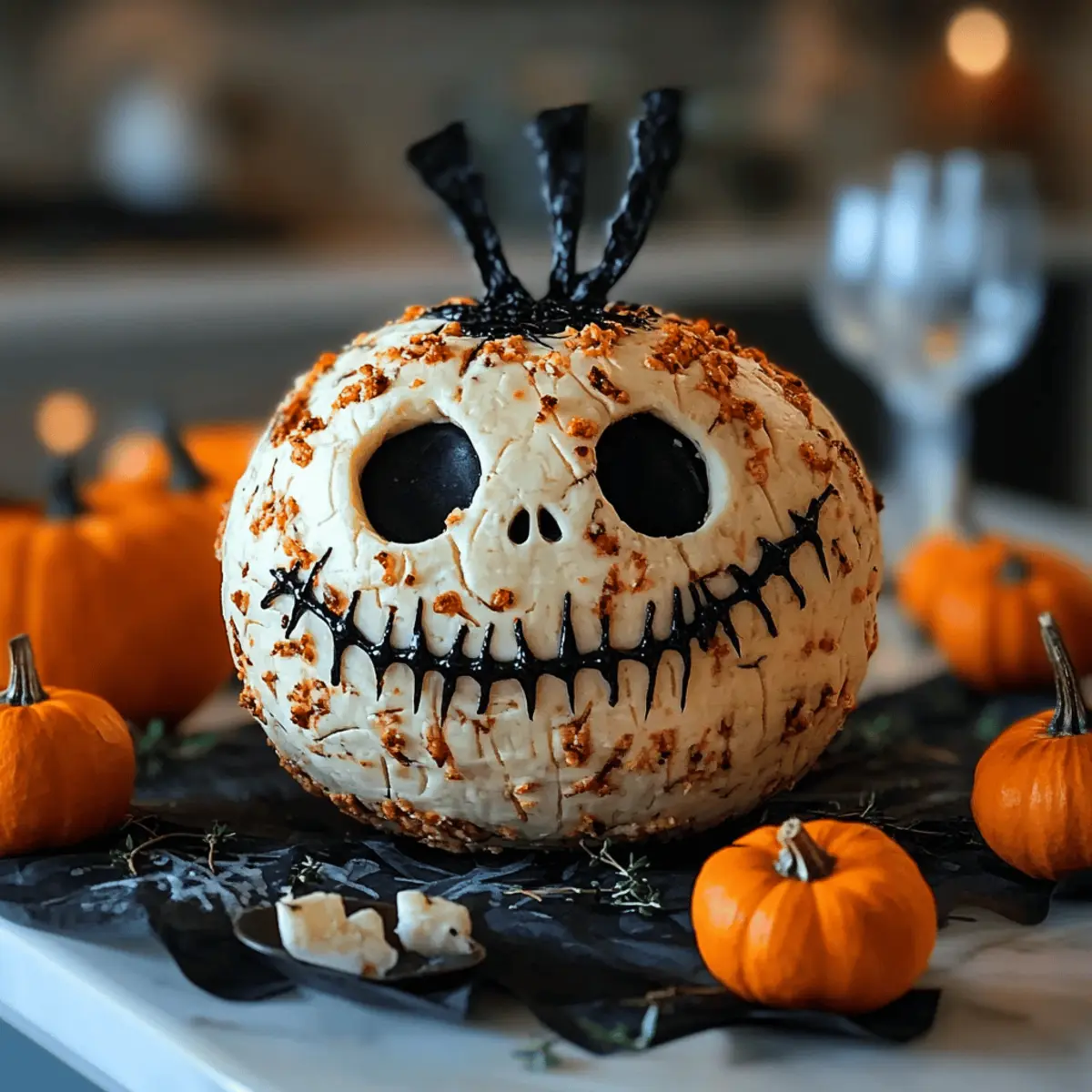 Skellington Cheese Ball