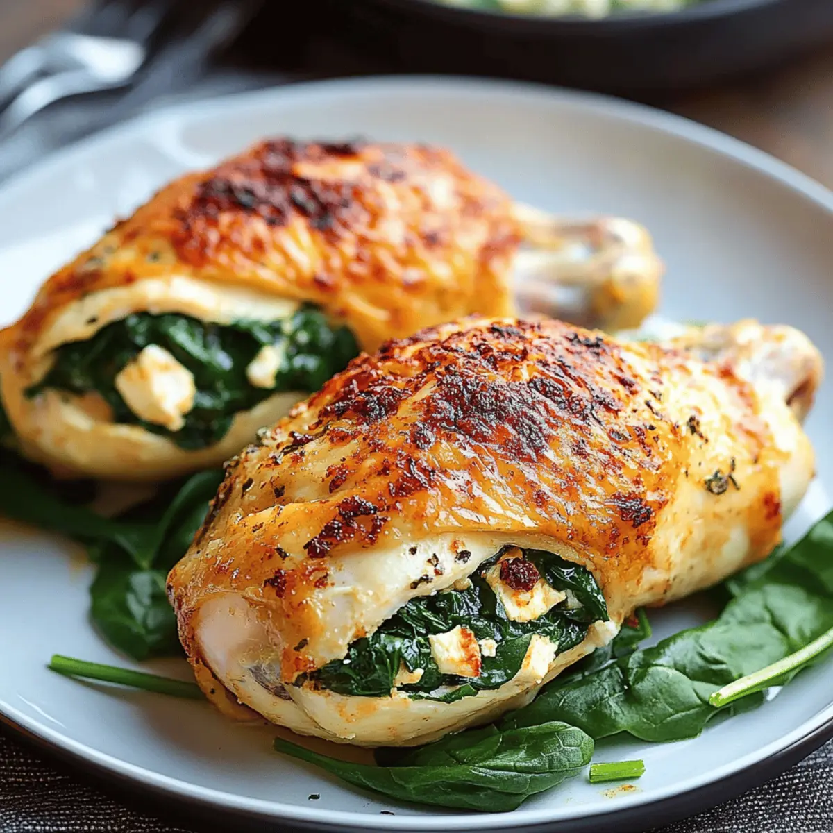 Spinach Stuffed Chicken