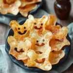 Spooky Baked Halloween Chips