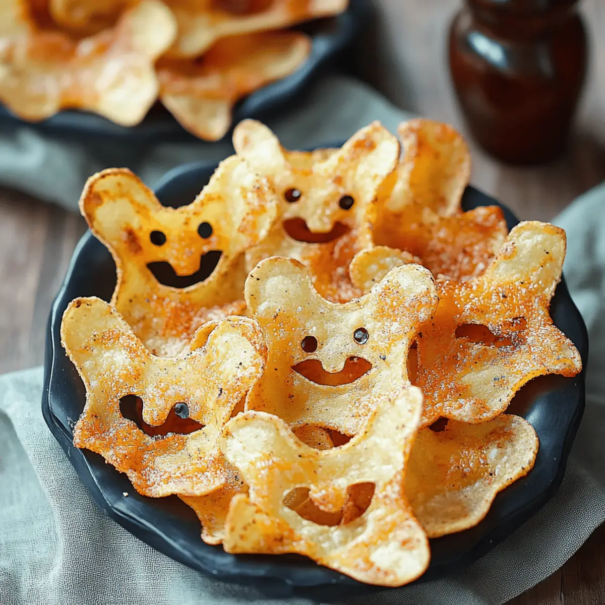 Spooky Baked Halloween Chips