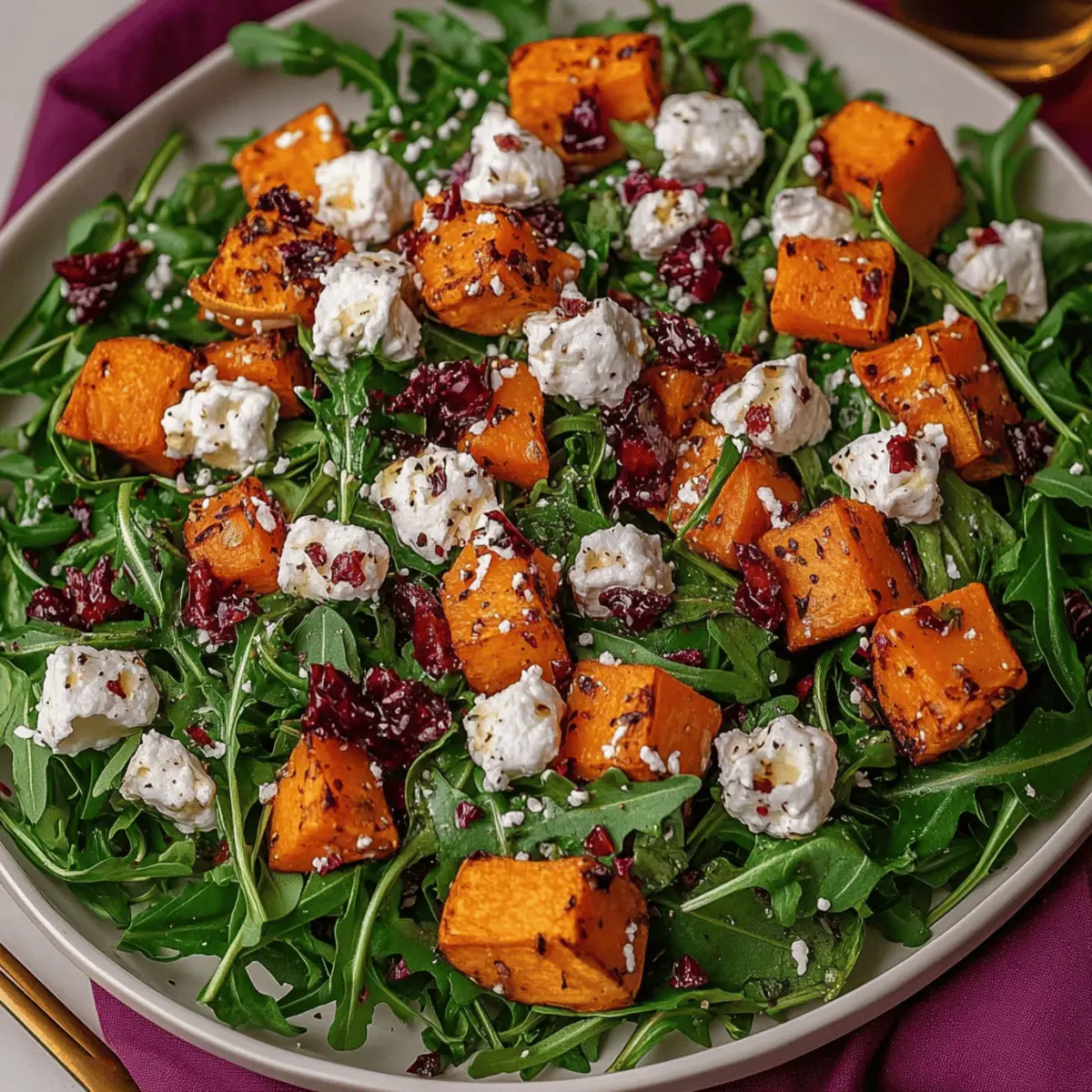 Sweet Potato Goat Cheese Salad