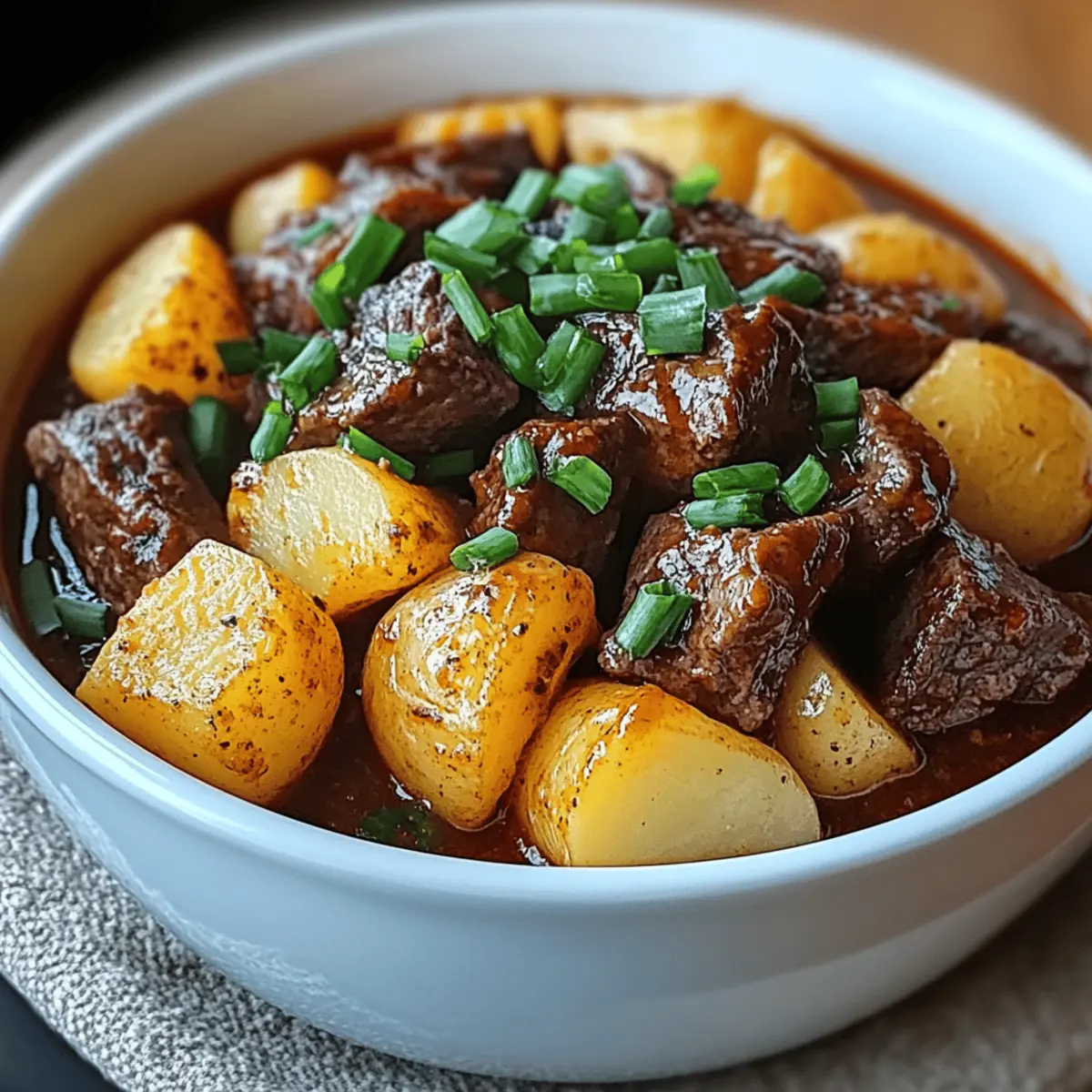 Crockpot Steak Potato Bake