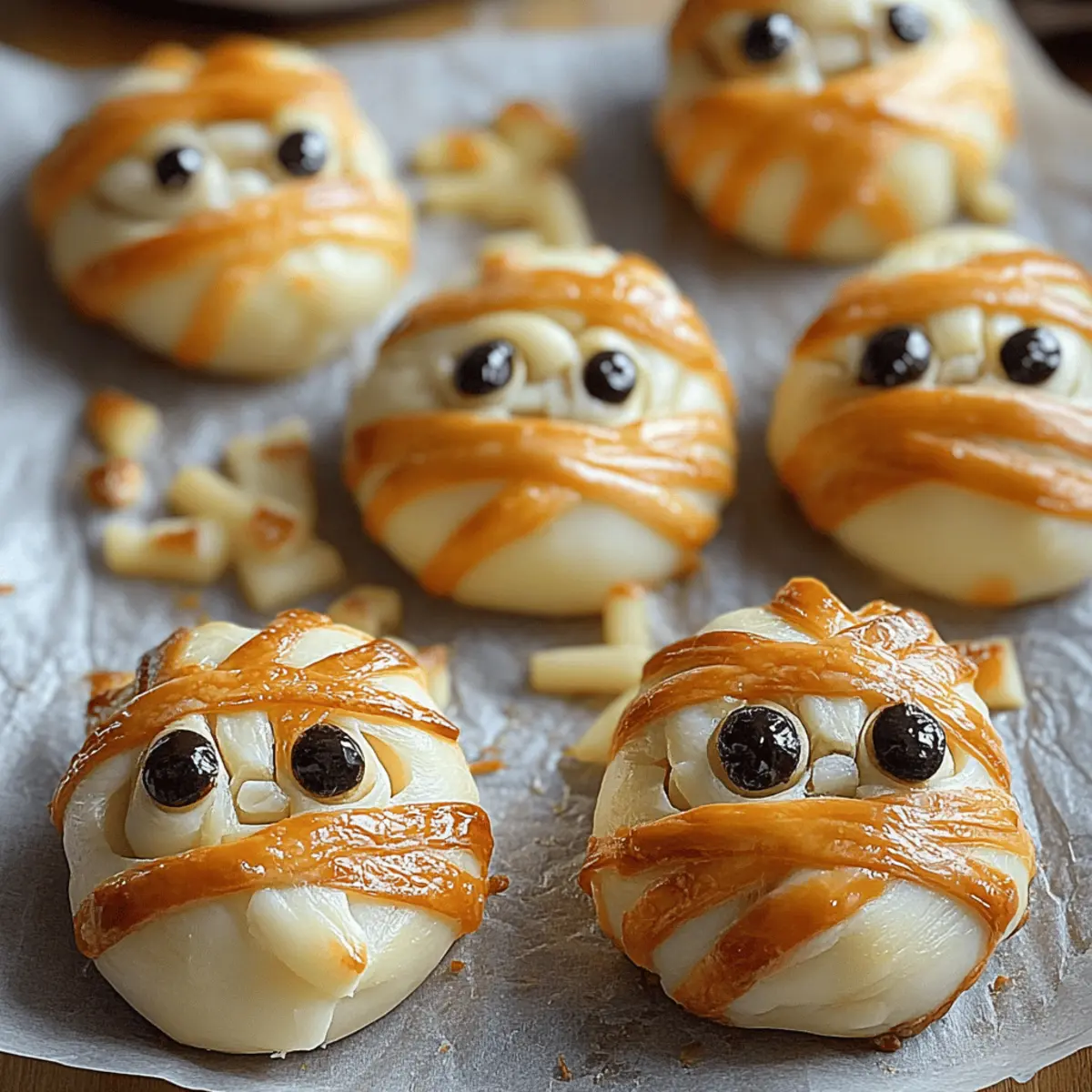 Baked Cheese Mummies