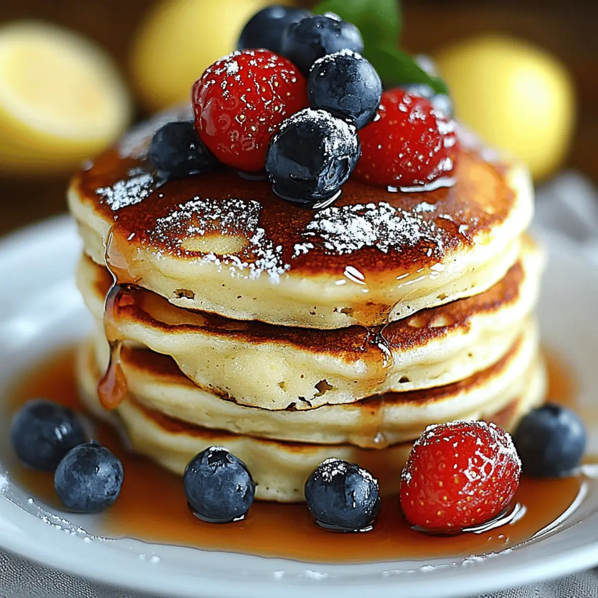 Lemon Ricotta Pancakes