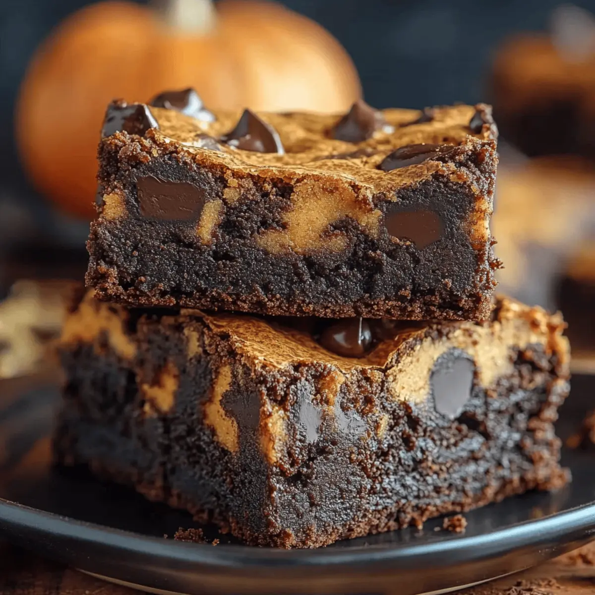 Pumpkin Brownies