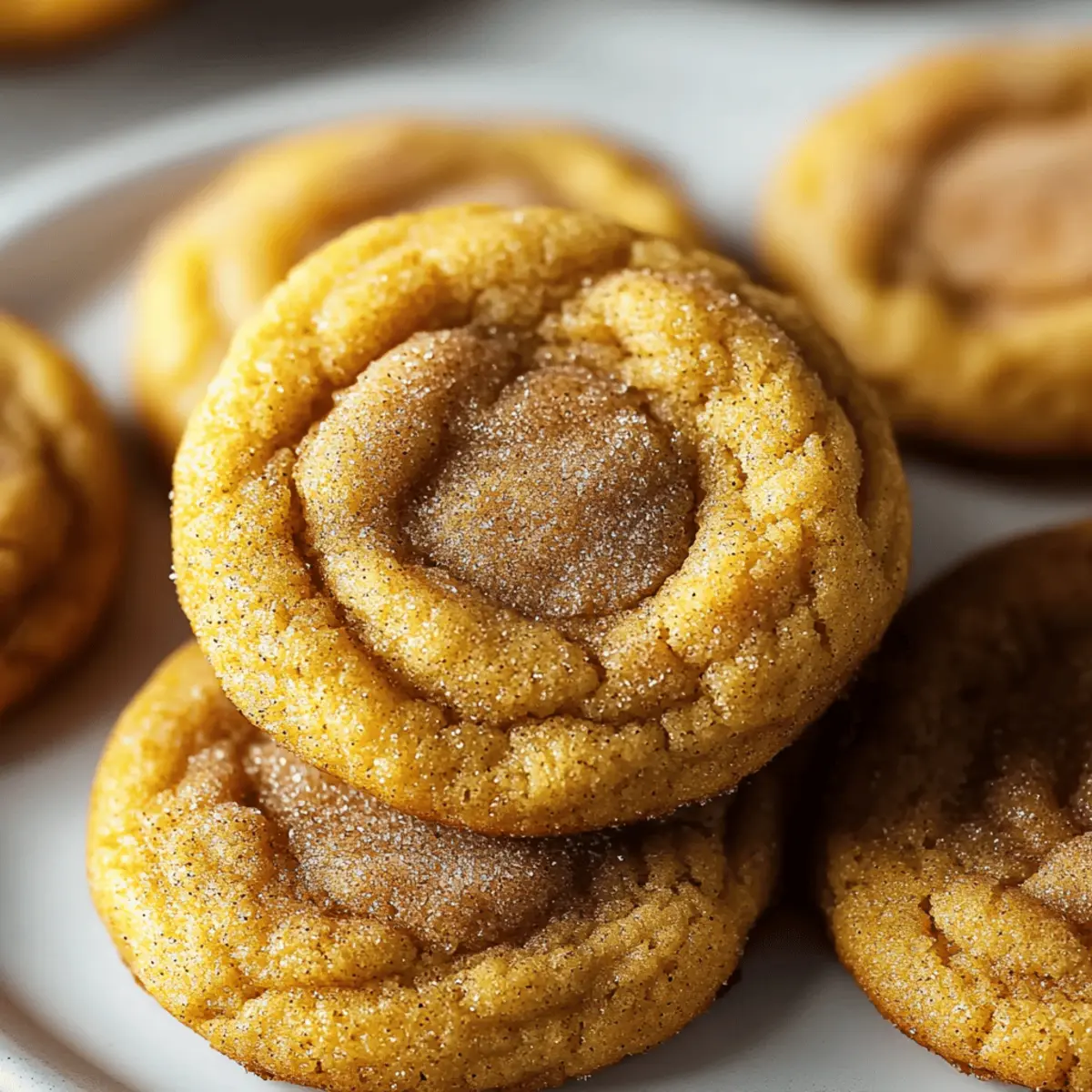 Pumpkin Snickerdoodle Cookies