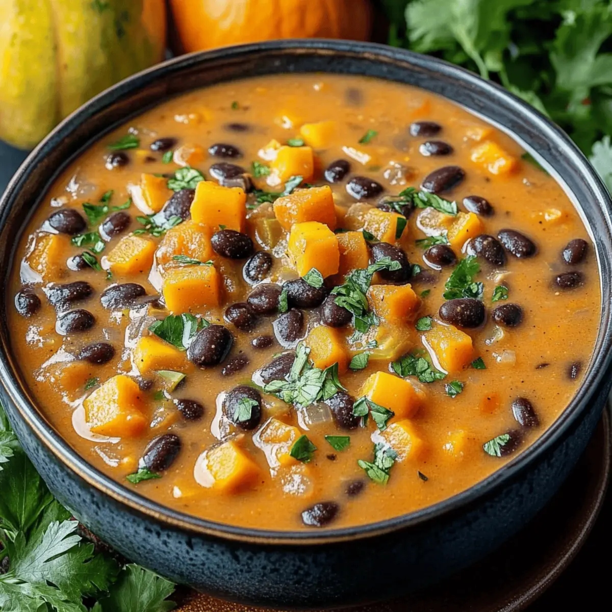 Pumpkin Black Bean Soup