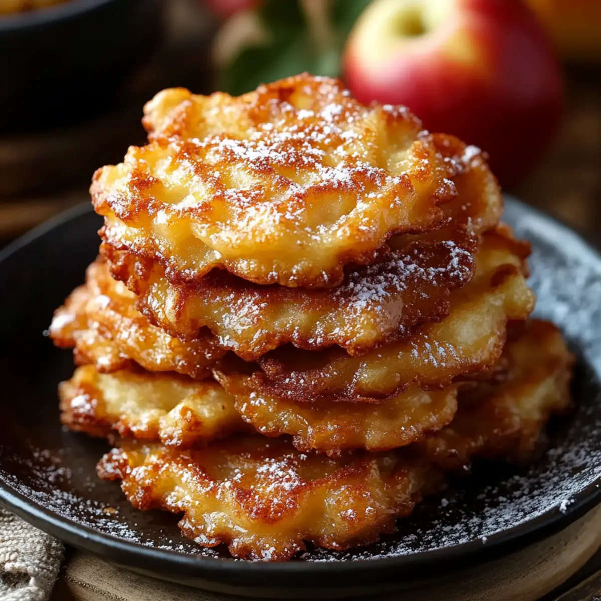 Air Fryer Apple Fritters
