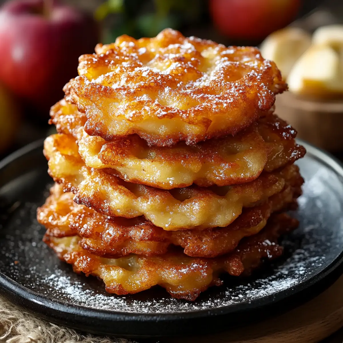 Air Fryer Apple Fritters