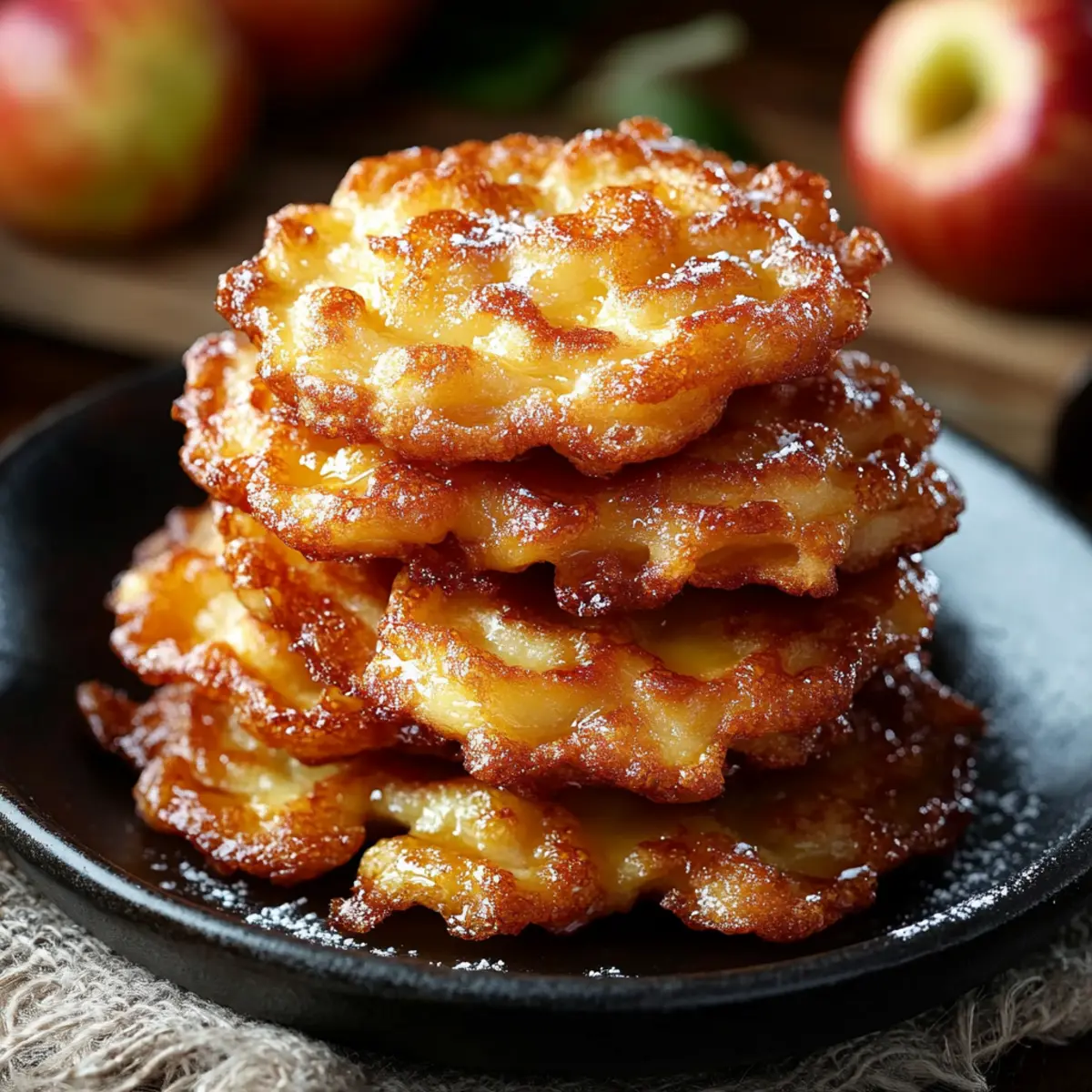Air Fryer Apple Fritters