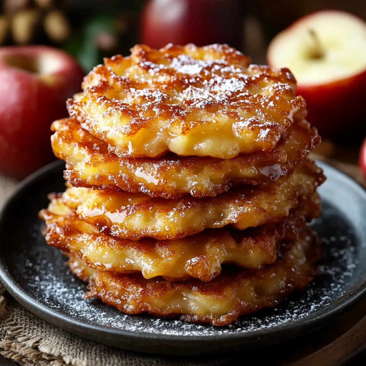Air Fryer Apple Fritters