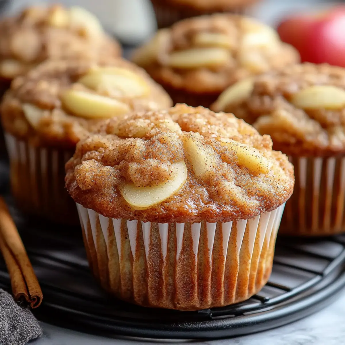 Apple Cinnamon Streusel Muffins
