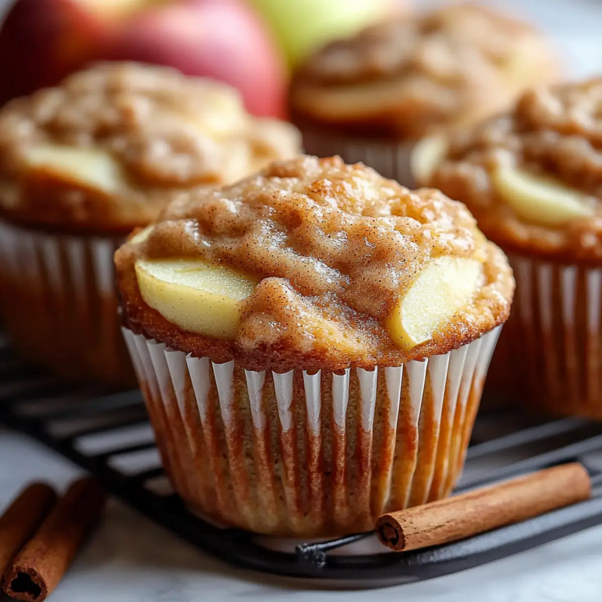 Apple Cinnamon Streusel Muffins