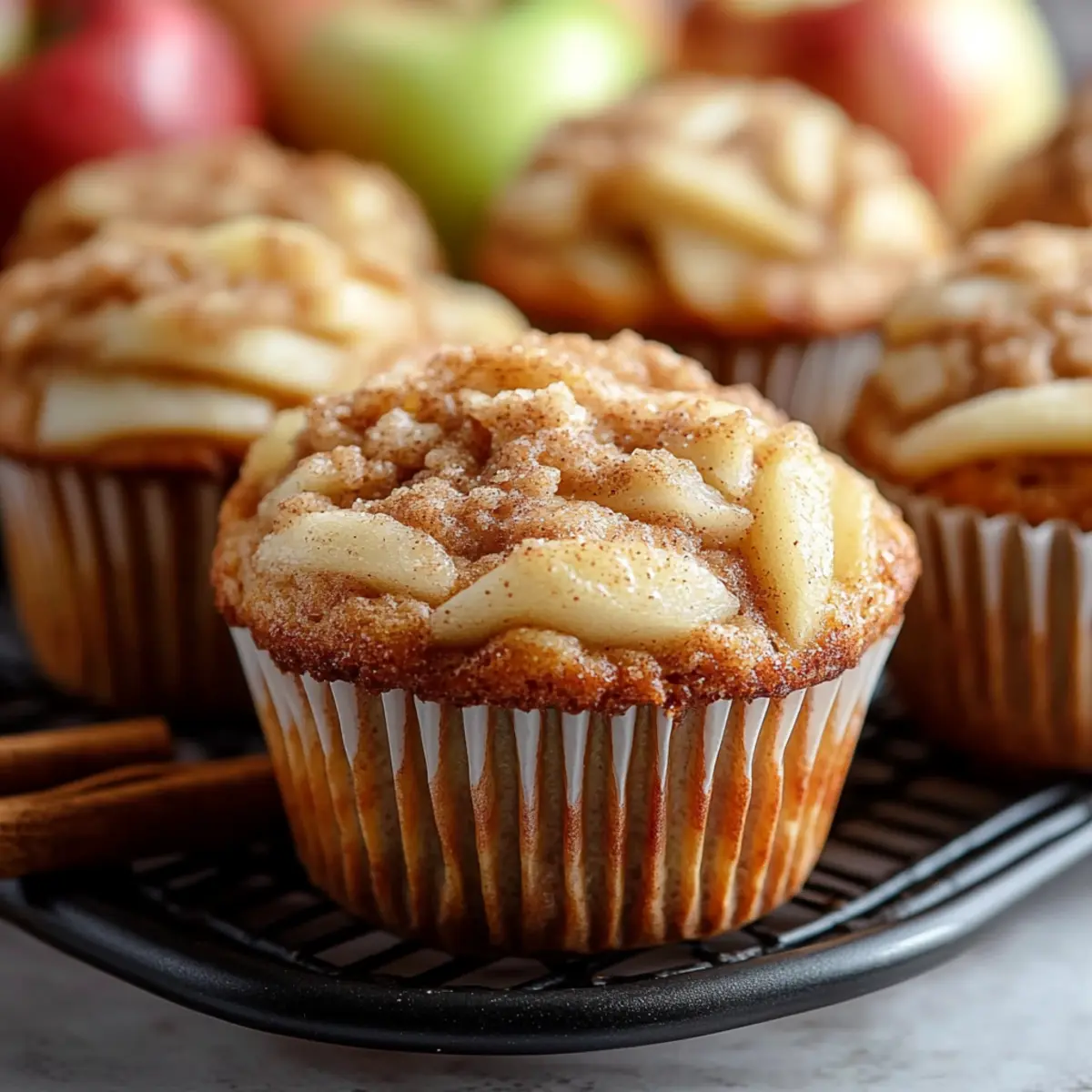 Apple Cinnamon Streusel Muffins