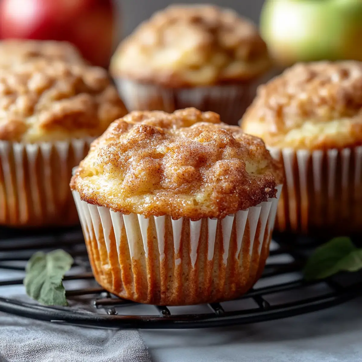 Apple Cinnamon Streusel Muffins