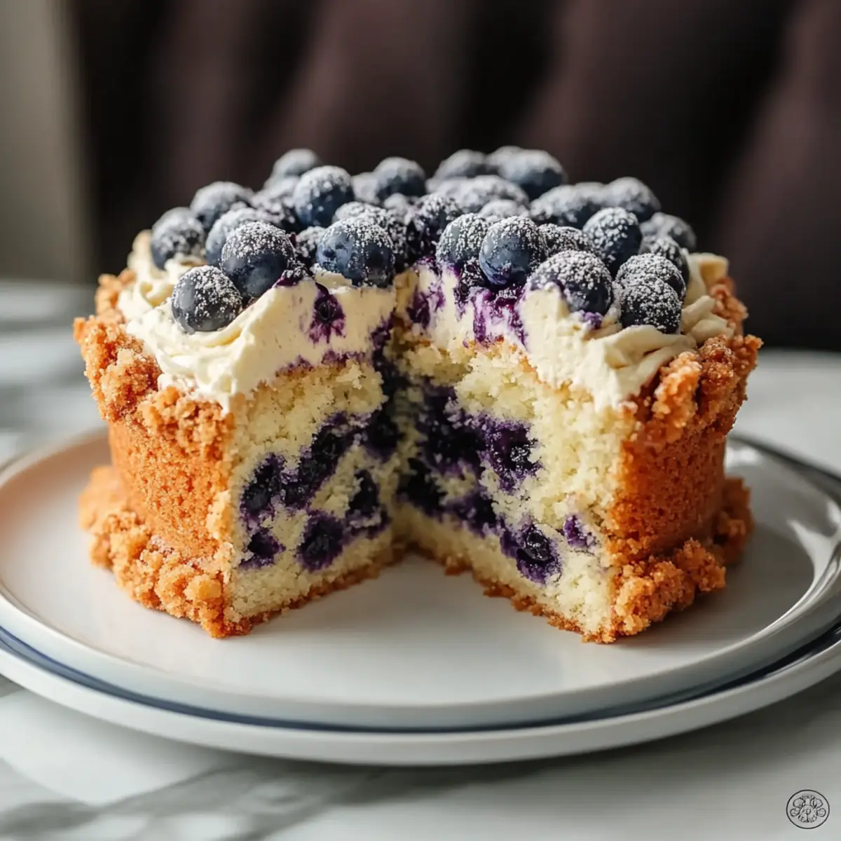 Blueberry Cream Cheese Coffee Cake