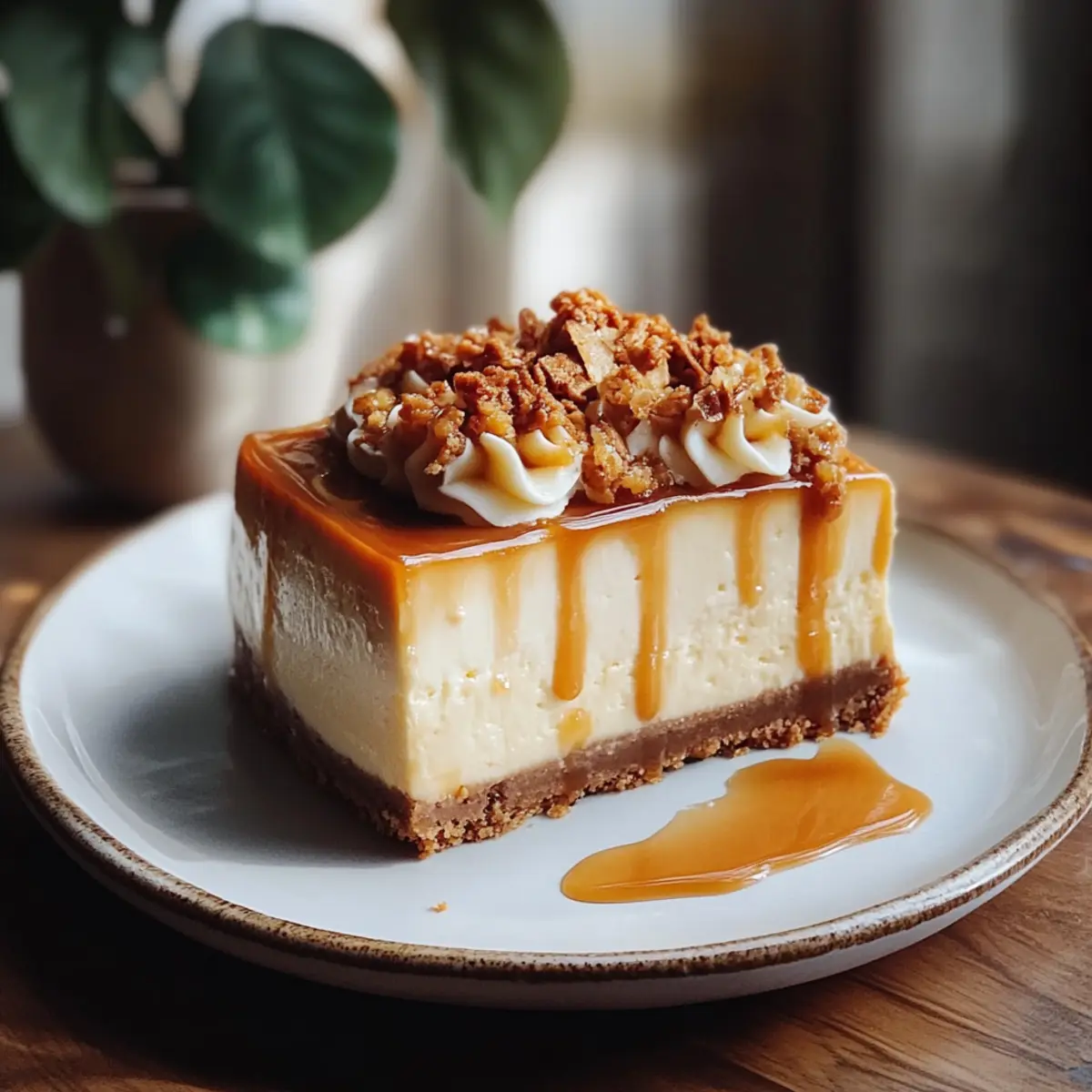 Caramel Pumpkin Apple Cheesecake