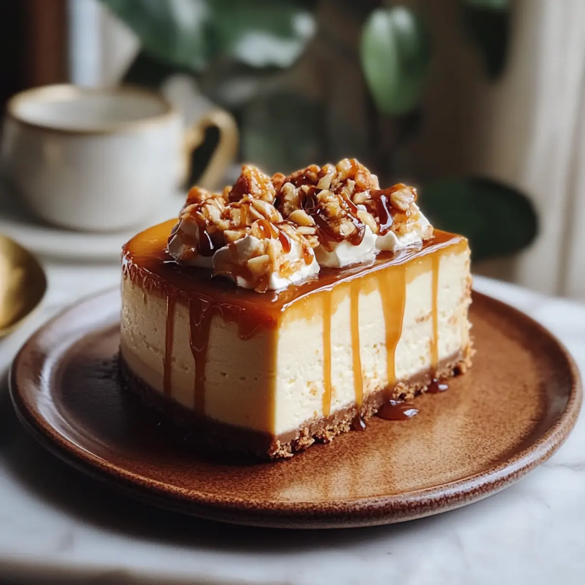 Caramel Pumpkin Apple Cheesecake