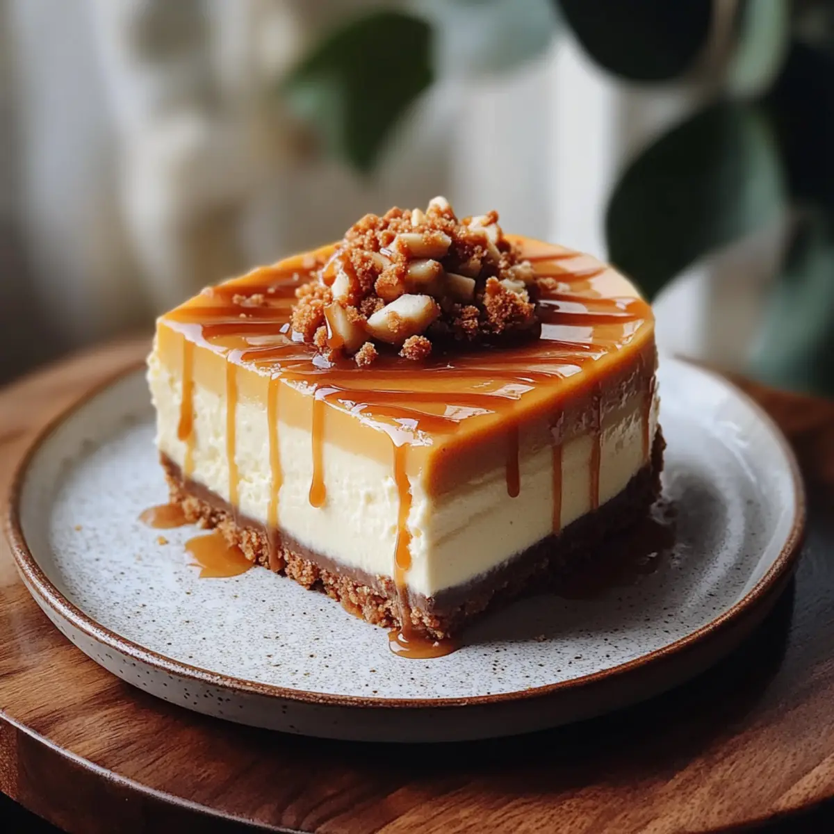 Caramel Pumpkin Apple Cheesecake