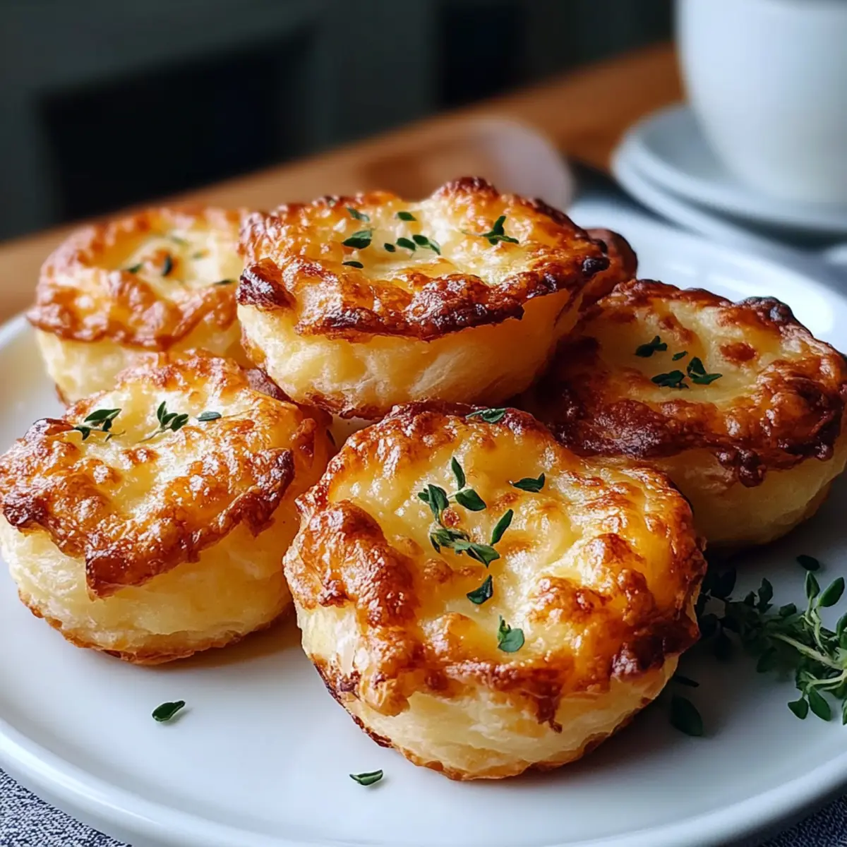 Cheesy Mashed Potato Puff Bites