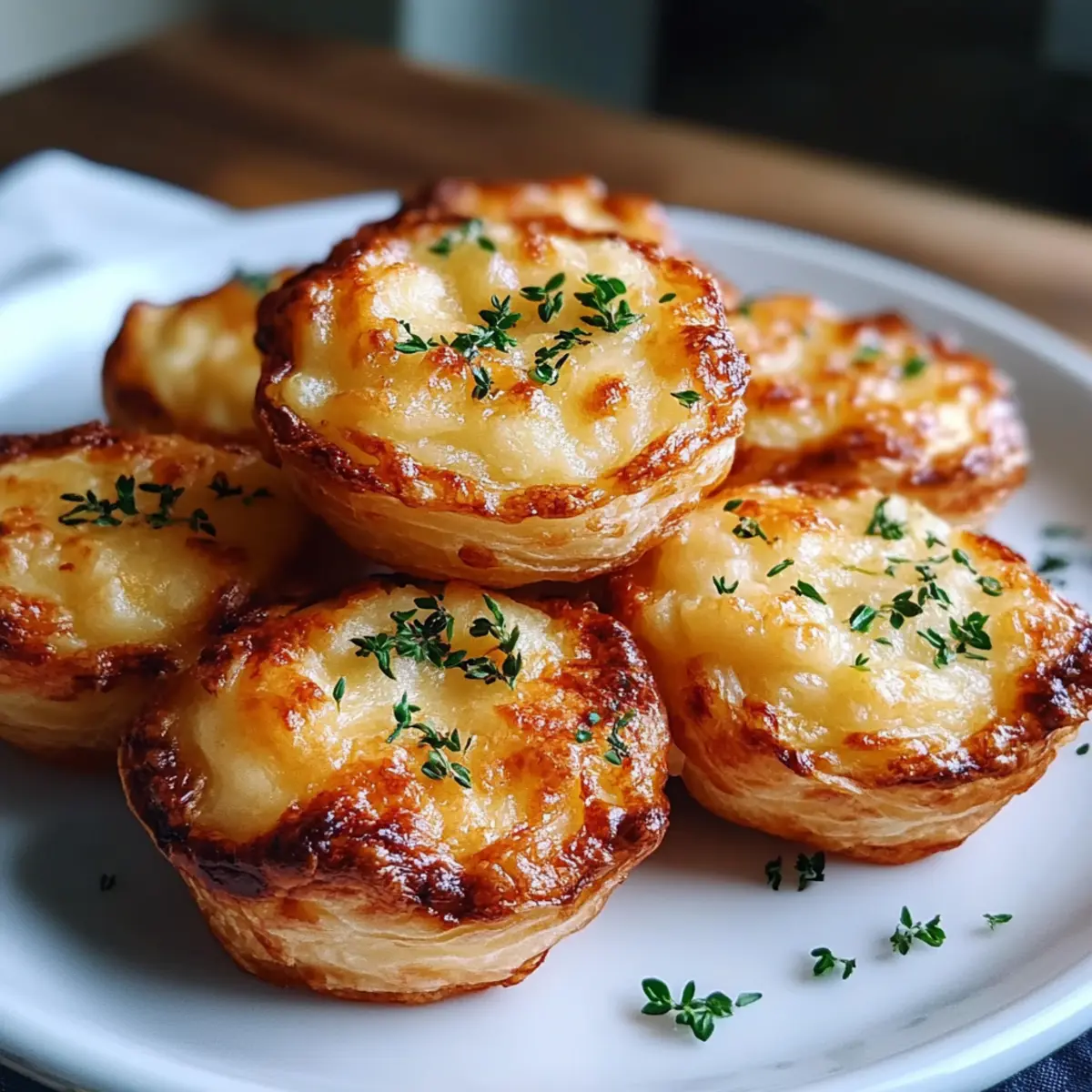 Cheesy Mashed Potato Puff Bites