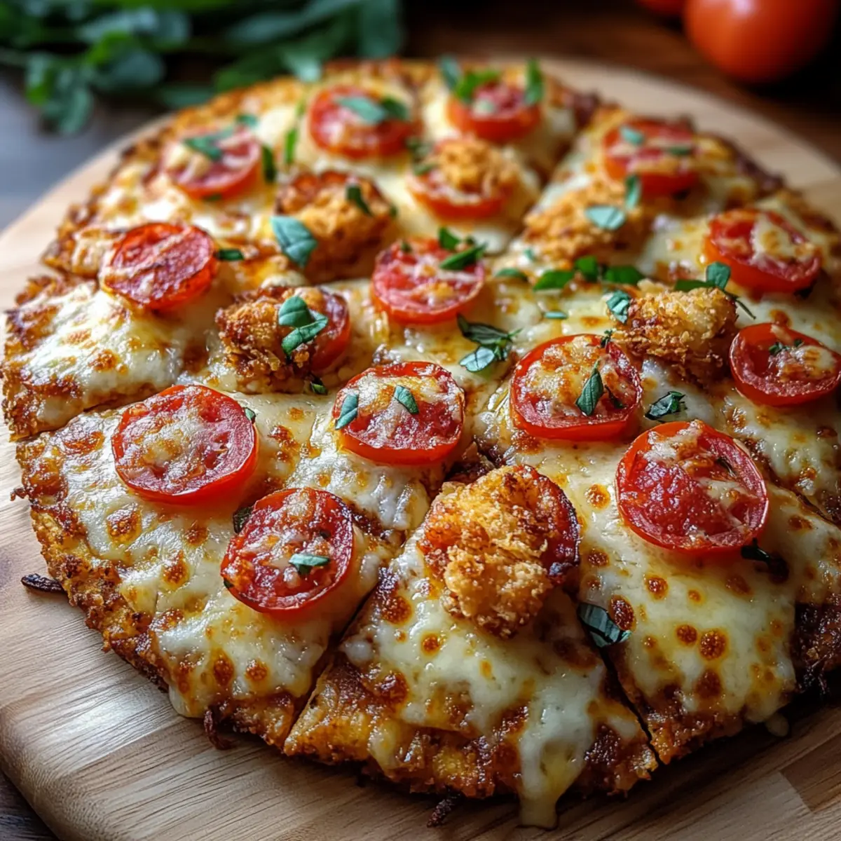 Chicken Crust Pizza