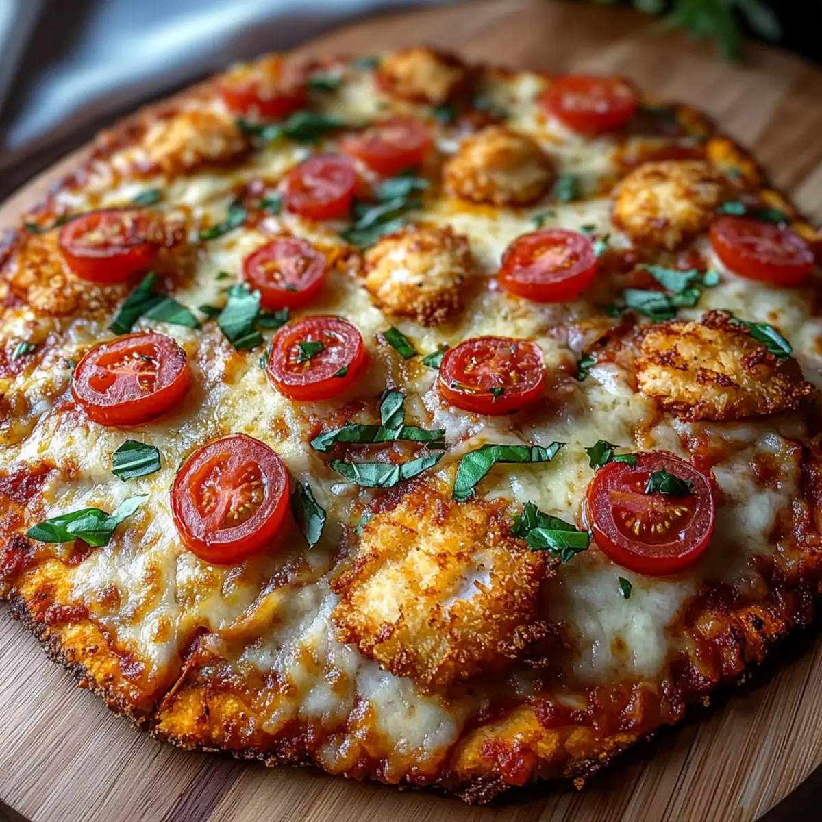 Chicken Crust Pizza