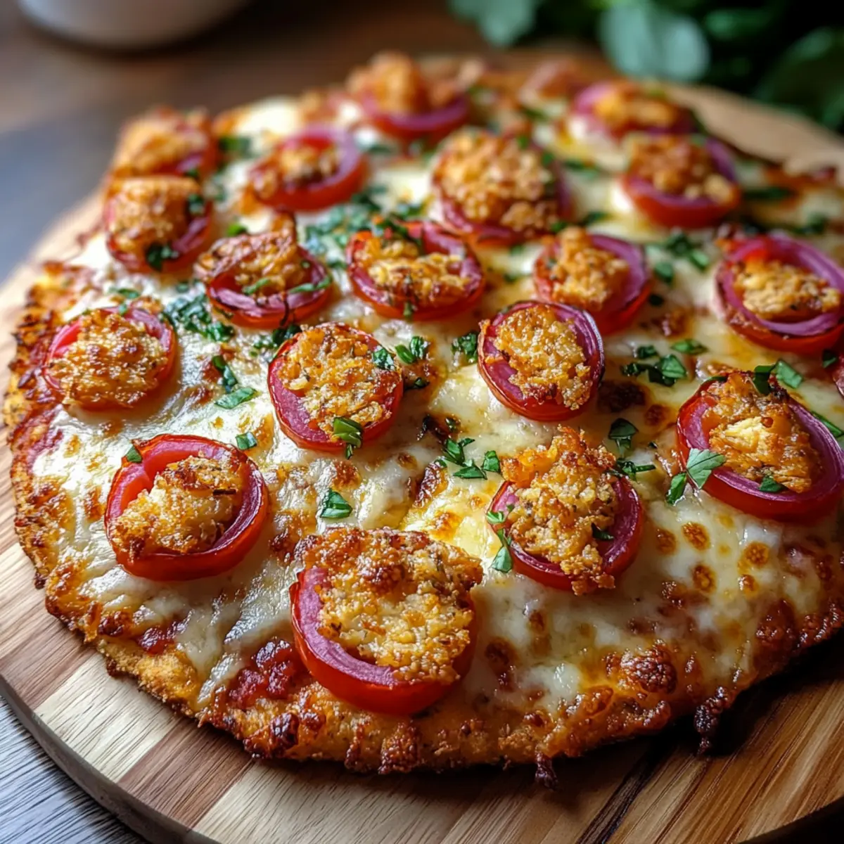 Chicken Crust Pizza