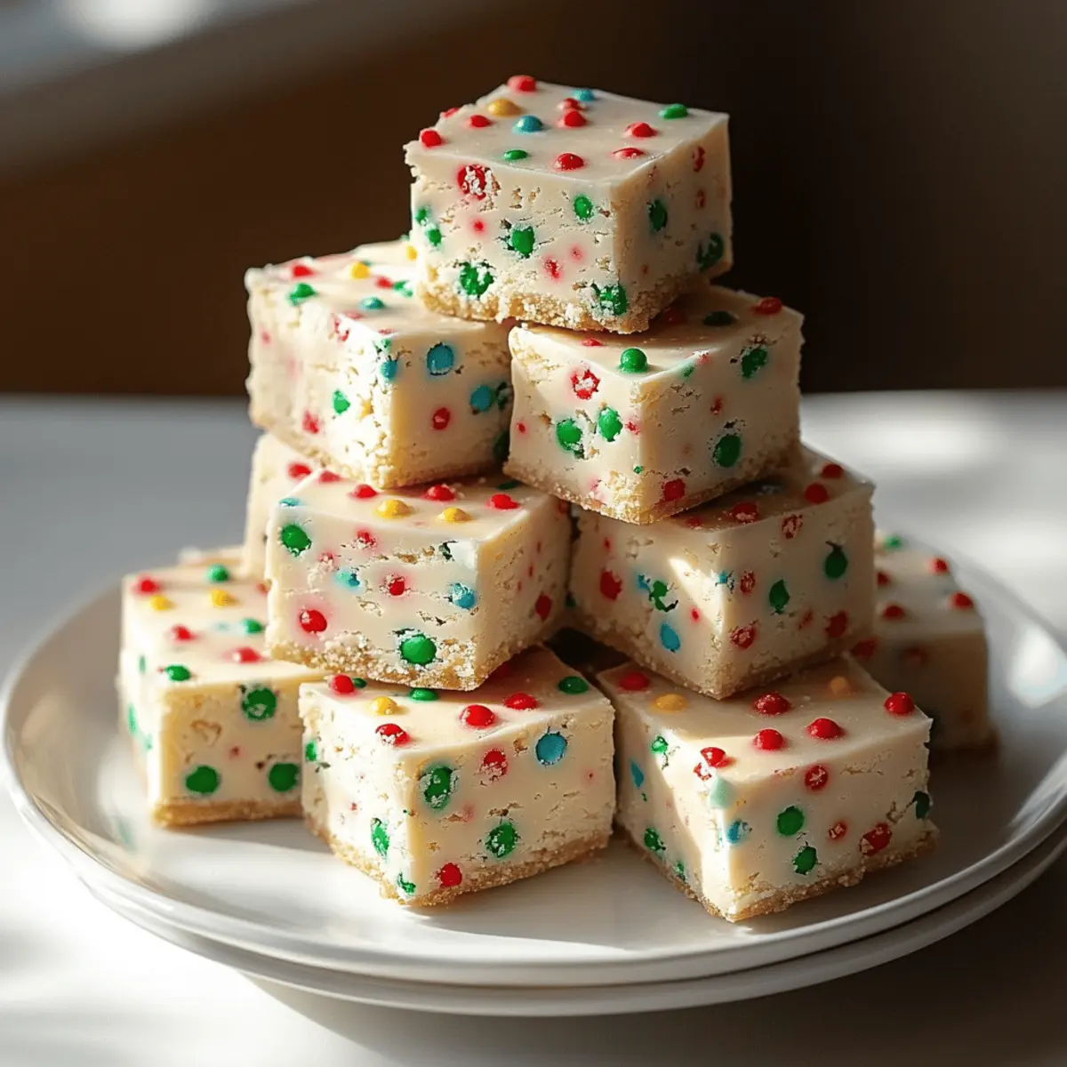 Christmas Funfetti Sugar Cookie Fudge