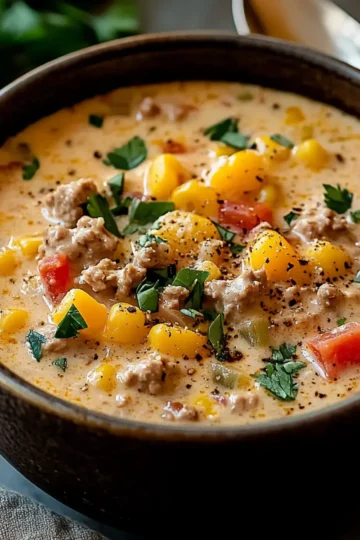 Cozy Creamy Cowboy Soup