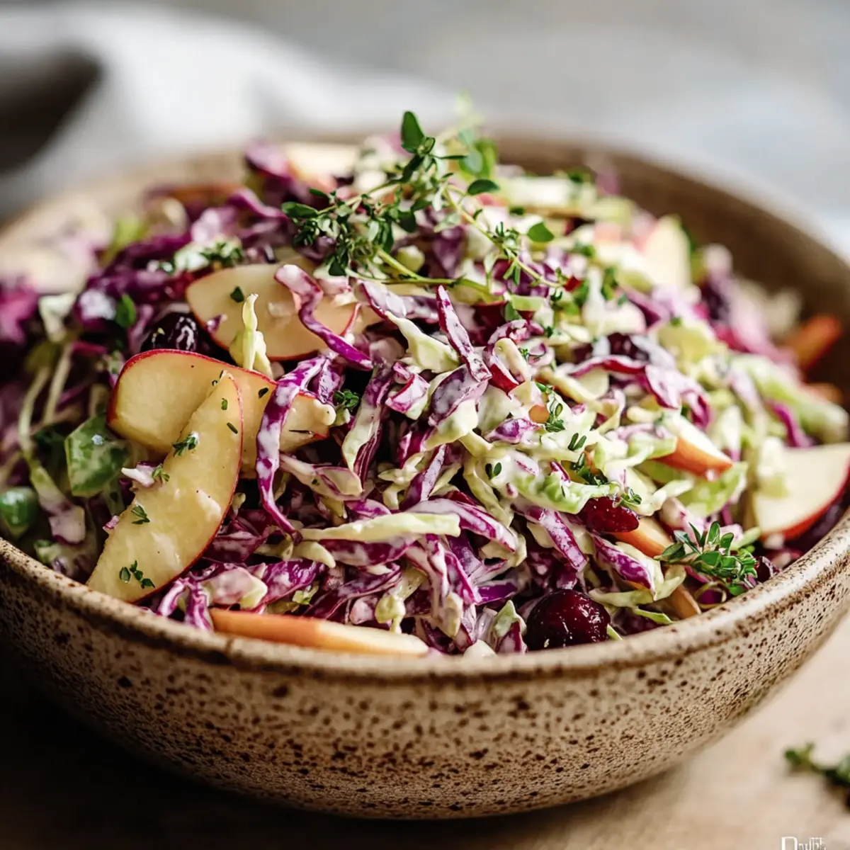 Cranberry Apple Coleslaw